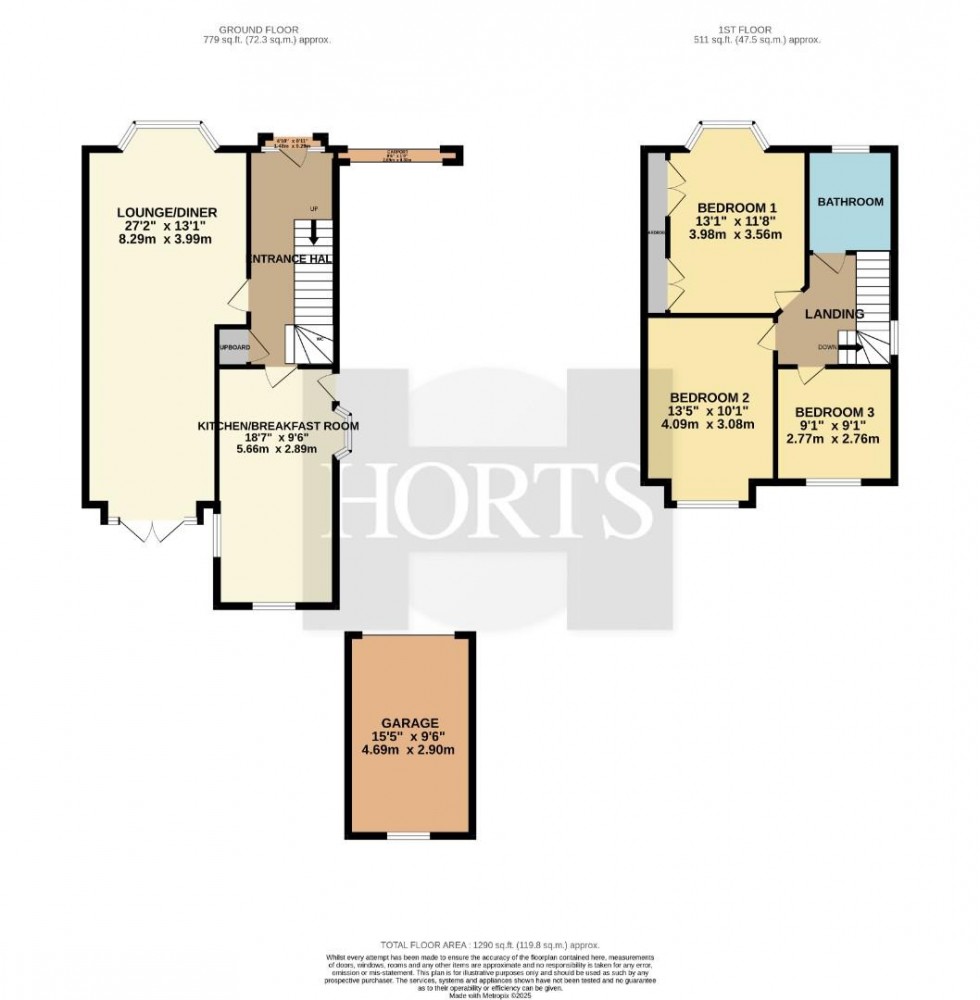 Floorplan for Northampton Road, Wellingborough