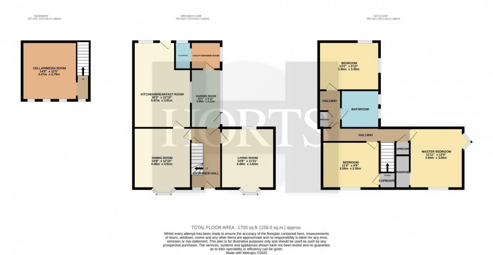 Floorplan for South Street, Wollaston, Wellingborough
