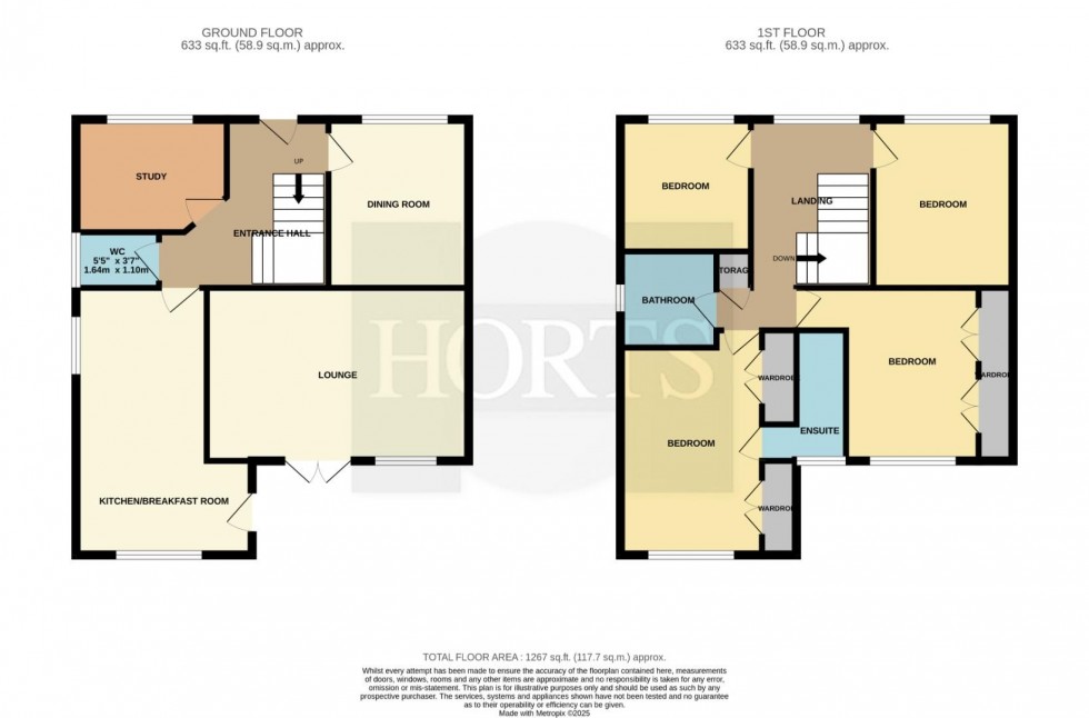 Floorplan for 7 Woodleigh Road, Long Lawford, RUGBY