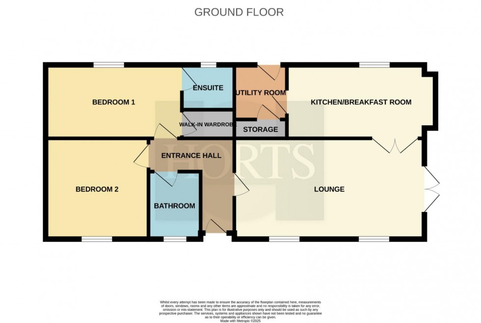 Floorplan for The grange, Lutterworth