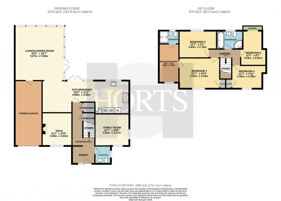 Floorplan for Hillside Road, Piddington, Northampton