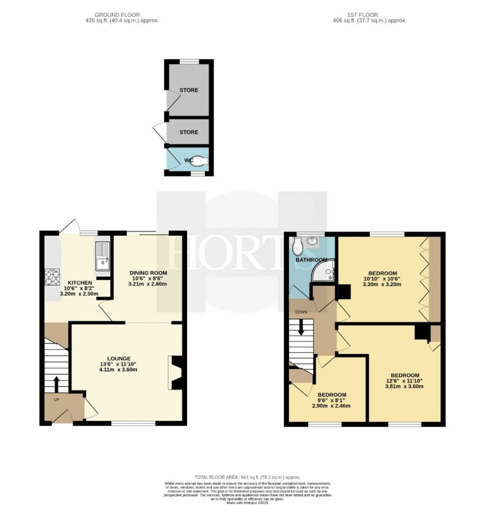 Floorplan for Coton Road, Hillmorton, Rugby