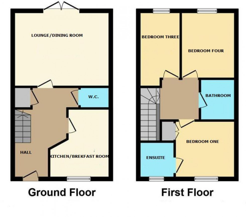 Floorplan for Skelhorn Avenue, Rugby