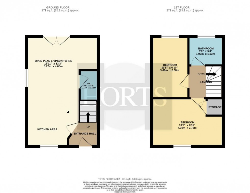 Floorplan for Bangor Close, Towcester