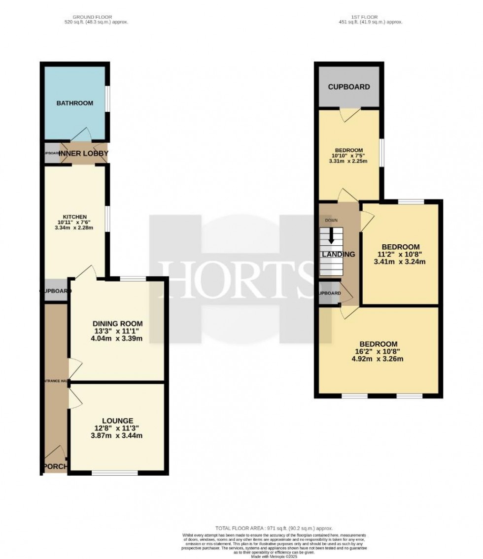 Floorplan for Wellingborough Road, Earls Barton, Northampton
