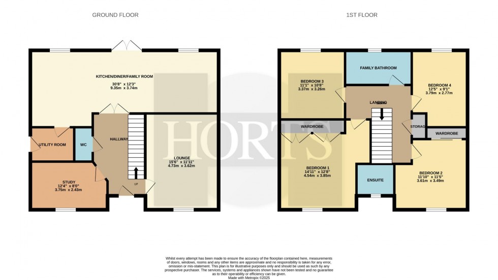 Floorplan for Scott Close, Northampton