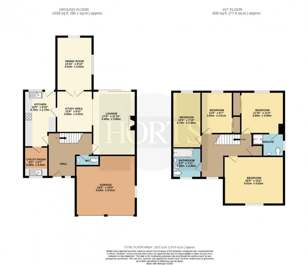 Floorplan for Merttens Drive, Rugby