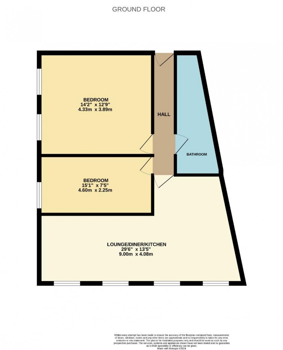 Floorplan for Bailiff Street, NORTHAMPTON