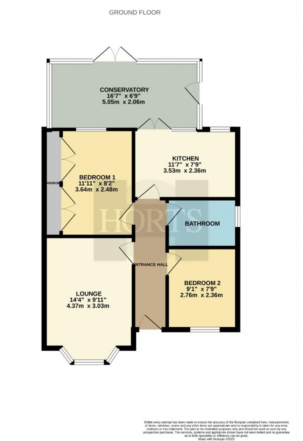Floorplan for Lorraine Crescent, Spinney Hill, Northampton