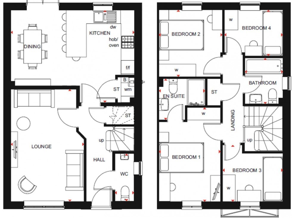 Floorplan for Stratford Road, Overstone, Northampton