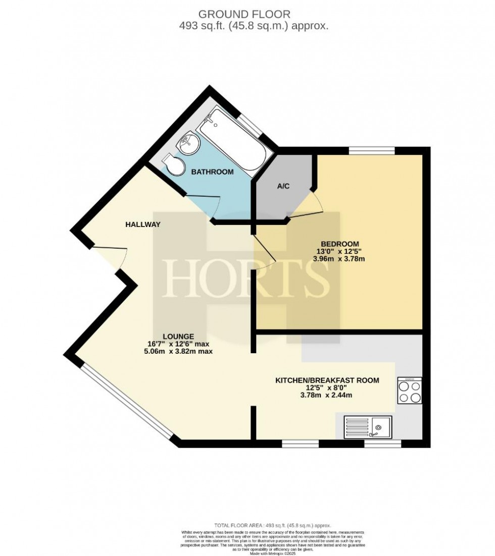Floorplan for Scribers Drive, Upton, Northampton