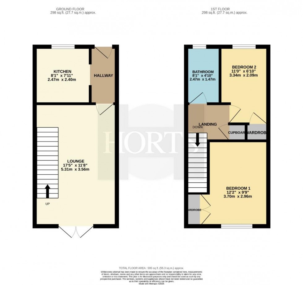 Floorplan for Ilmer Close, Rugby