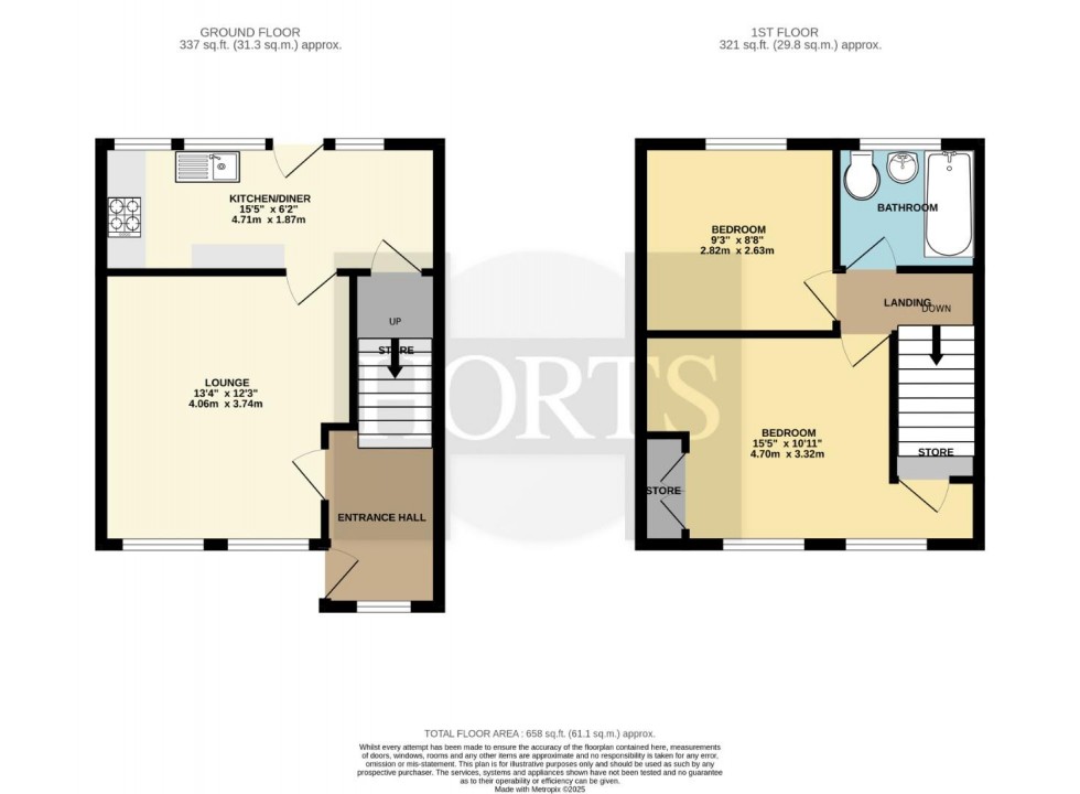 Floorplan for Danefield Road, Northampton