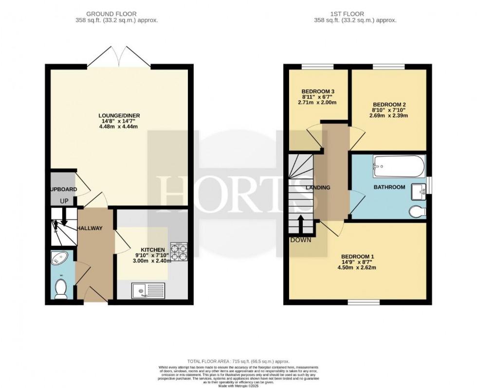 Floorplan for Setters Way,, Roade, Northampton