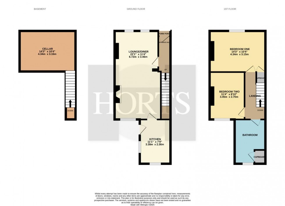 Floorplan for Stanhope Road, Queens Park, Northampton