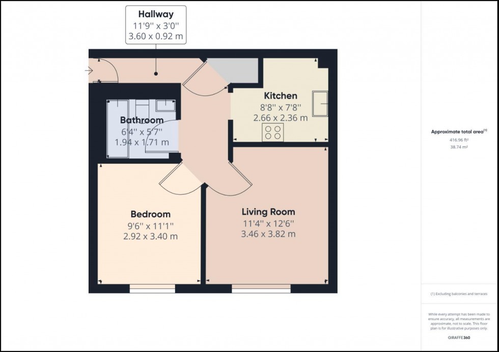 Floorplan for St. Georges Street, Northampton