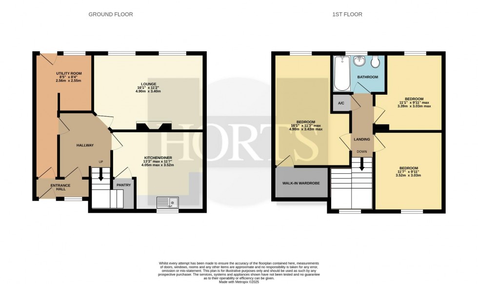 Floorplan for Garners Way, Harpole, Northampton