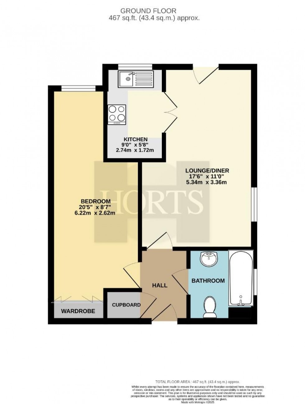 Floorplan for Albion Place, Northampton