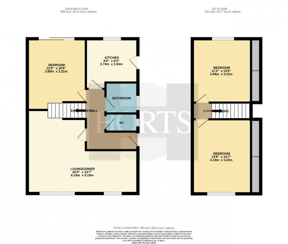 Floorplan for London Road, Roade