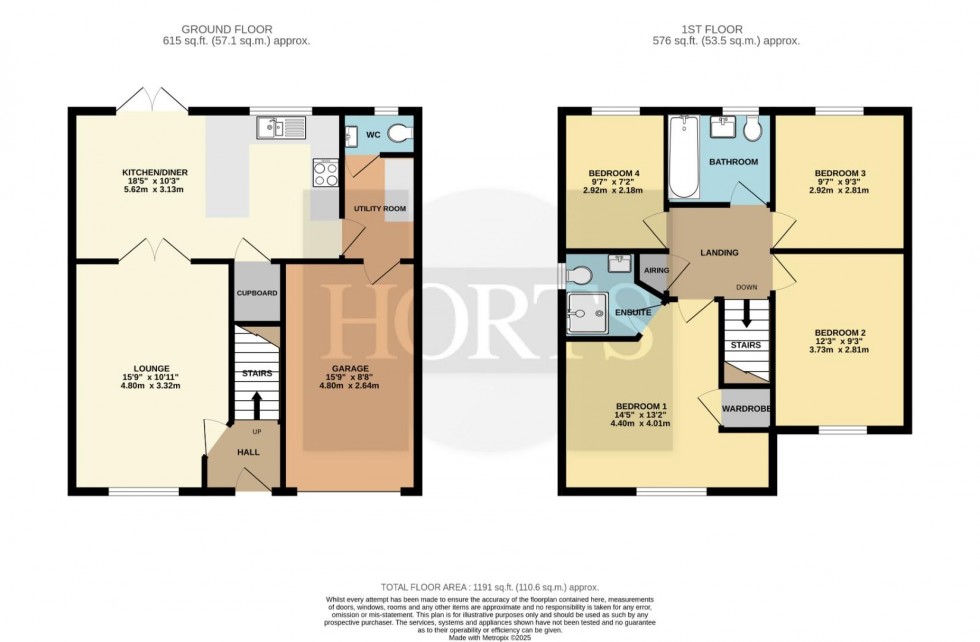 Floorplan for Chancellor Court, Scholars Green, Northampton