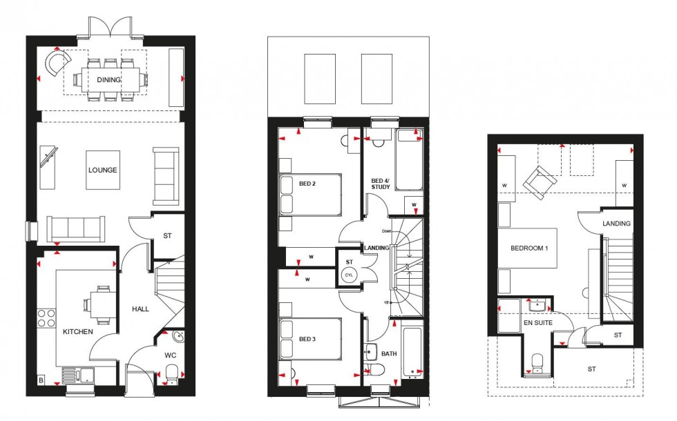 Floorplan for Ashlawn Gardens, Rugby