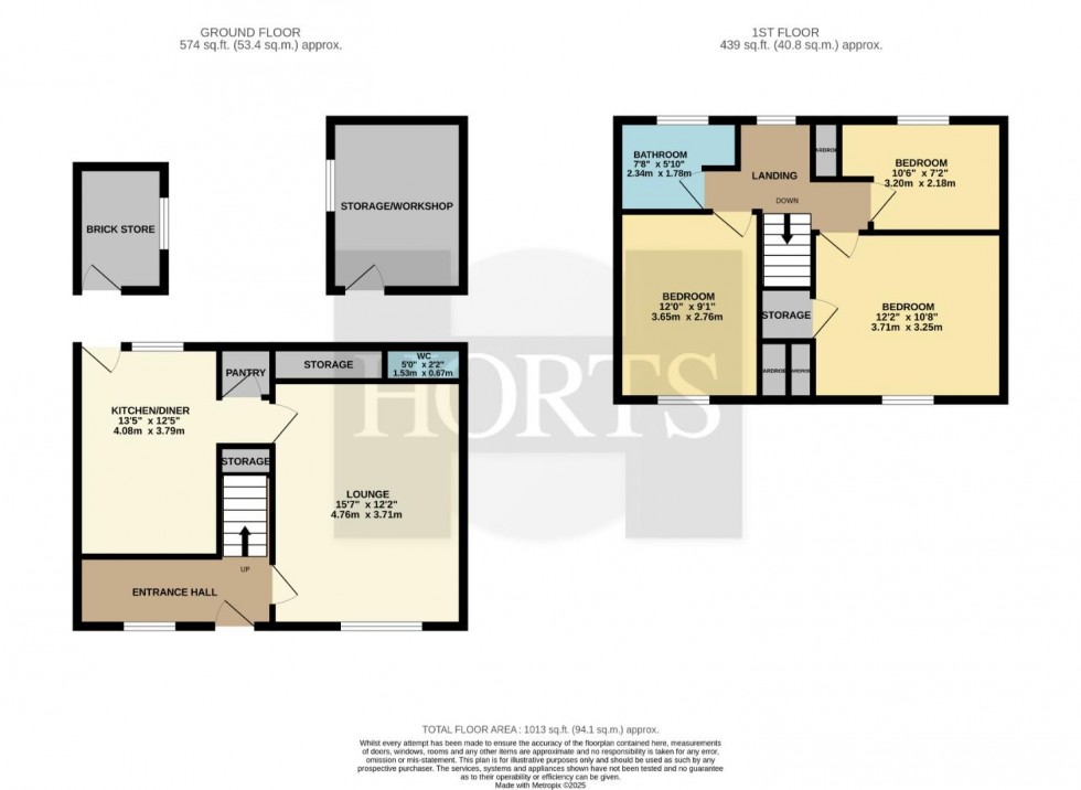 Floorplan for Lodge Road, Little Houghton, Northampton