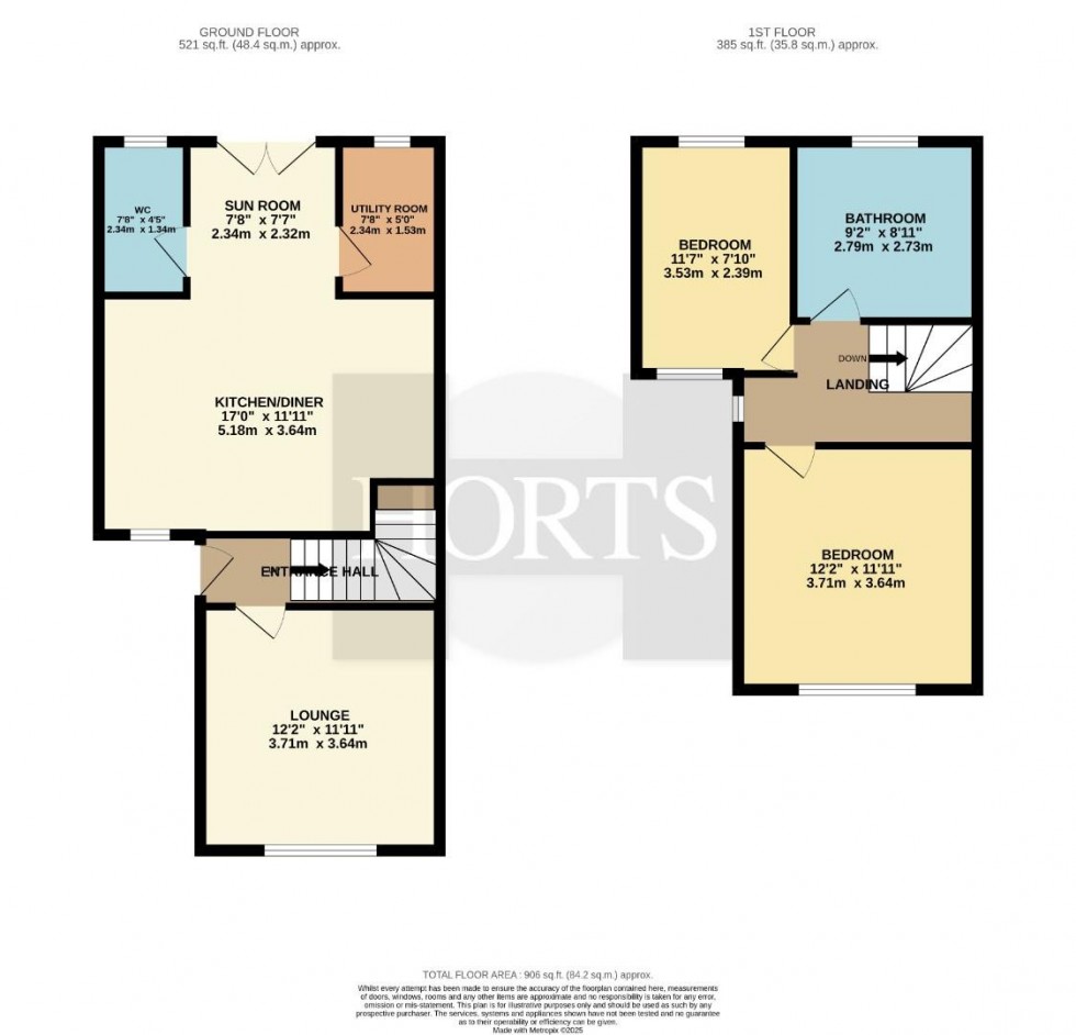 Floorplan for Northampton Road, Brixworth, Northampton