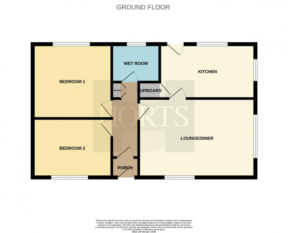 Floorplan for Hoskyn Close, Rugby