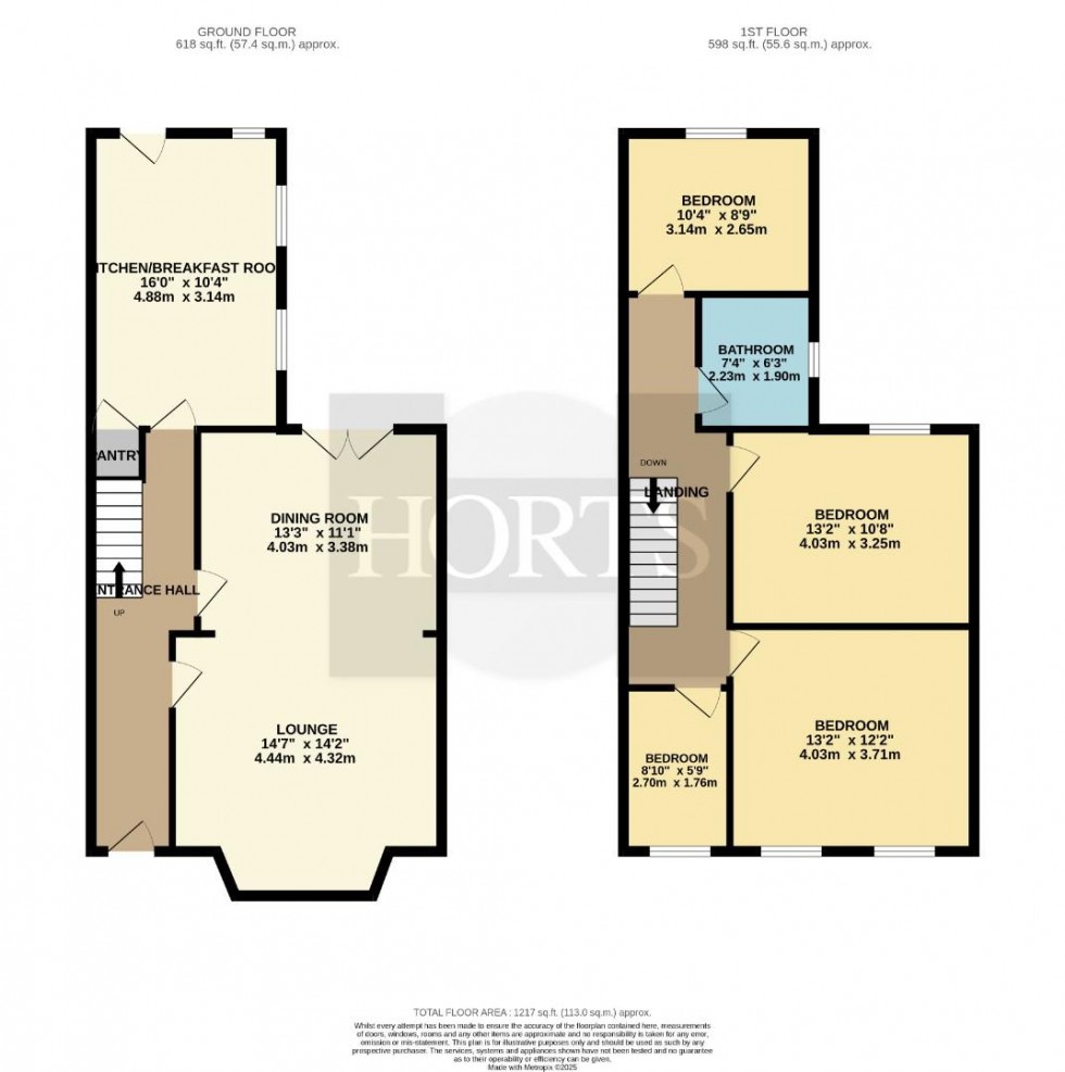 Floorplan for Park Road, Wellingborough