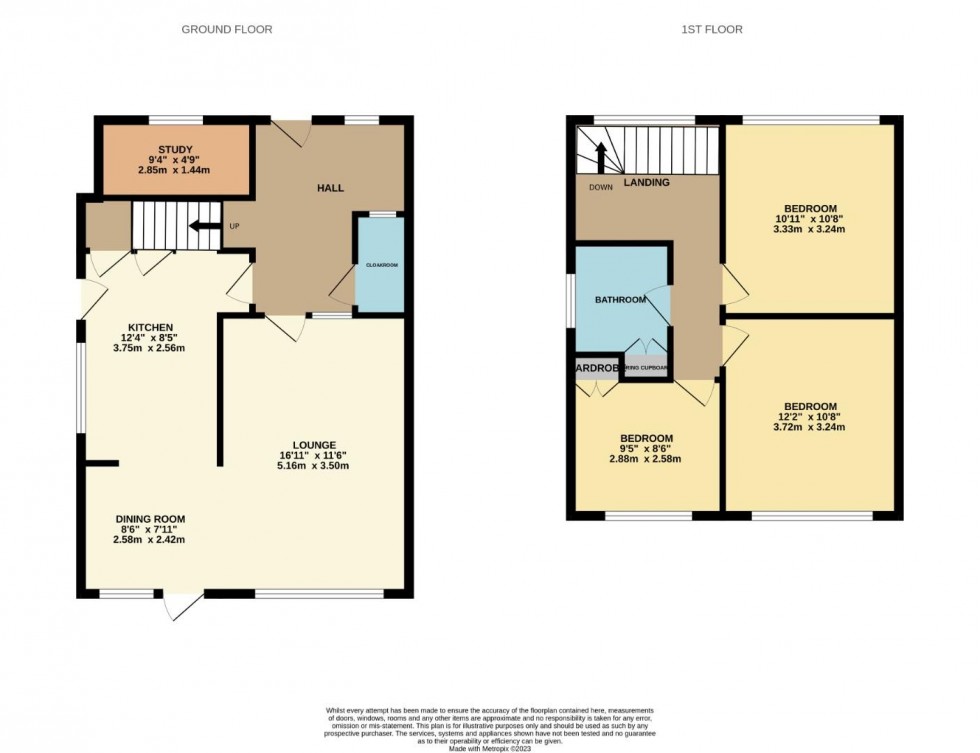 Floorplan for Chiltern Way, Northampton