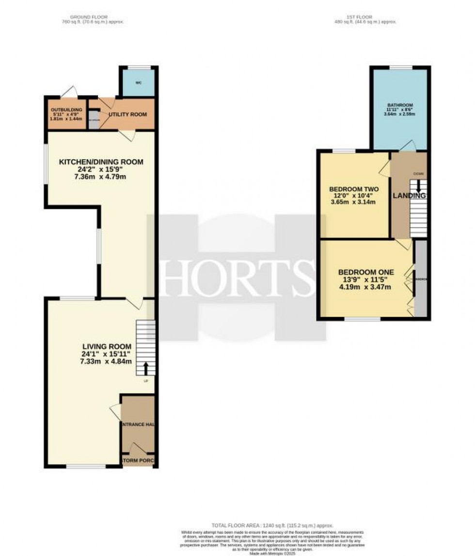 Floorplan for Harrowick Lane, Earls Barton, Northampton