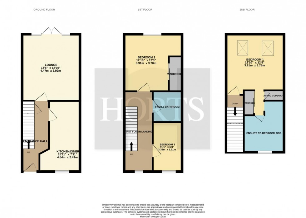 Floorplan for Rose Hill Way, Mawsley Village