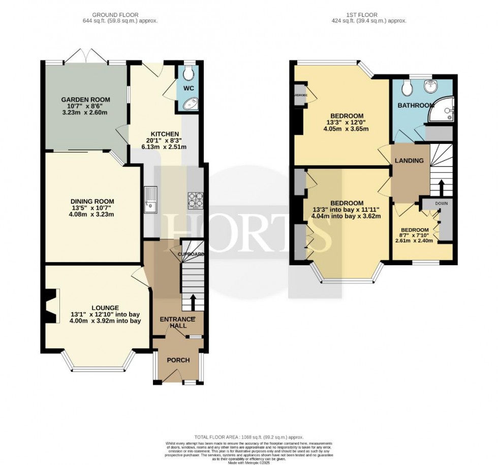 Floorplan for The Drive, Phippsville, Northampton