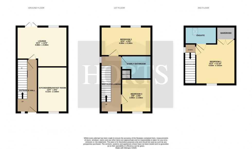 Floorplan for Long Breech, Mawsley Village, Kettering