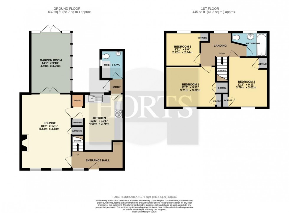 Floorplan for Farmclose Road, Wootton, Northampton
