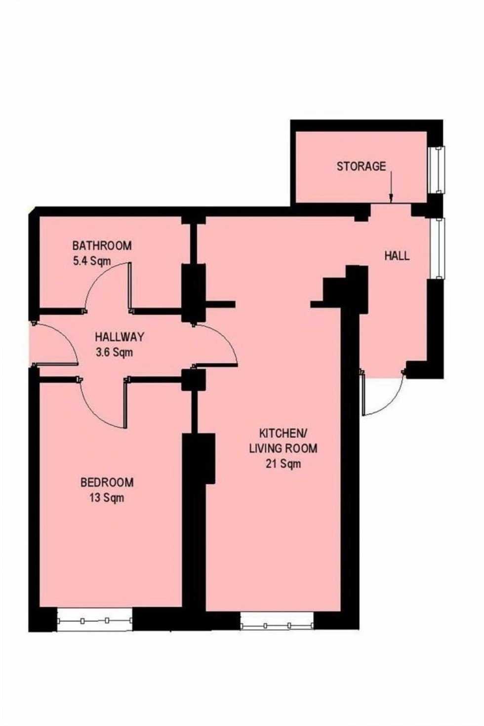 Floorplan for Symington House, Spring Street, Town Centre