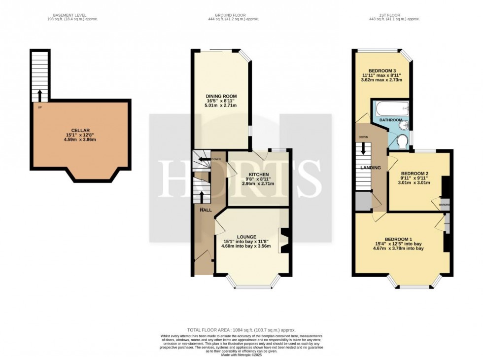 Floorplan for Beech Avenue, Abington, Northampton