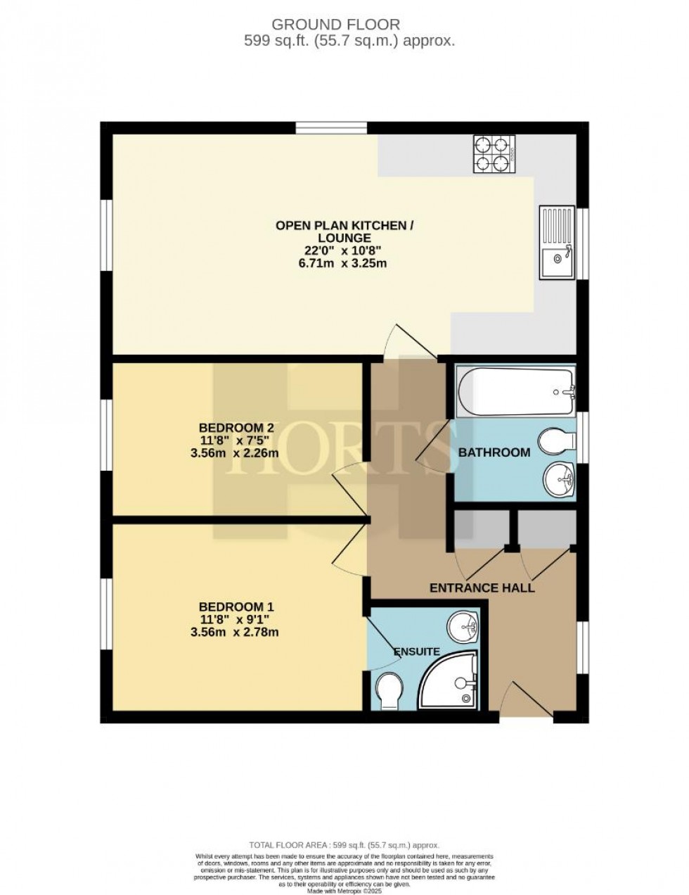 Floorplan for Watermill Way, Collingtree, Northampton