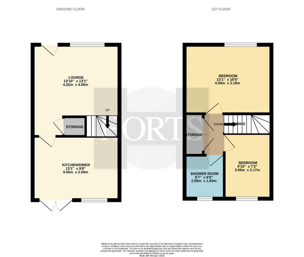 Floorplan for Chaucer Court, Chaucer Street, Kingsley, Northampton