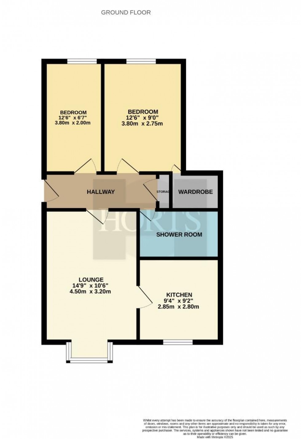 Floorplan for Elmhurst Court, Spinney Hill, Northampton