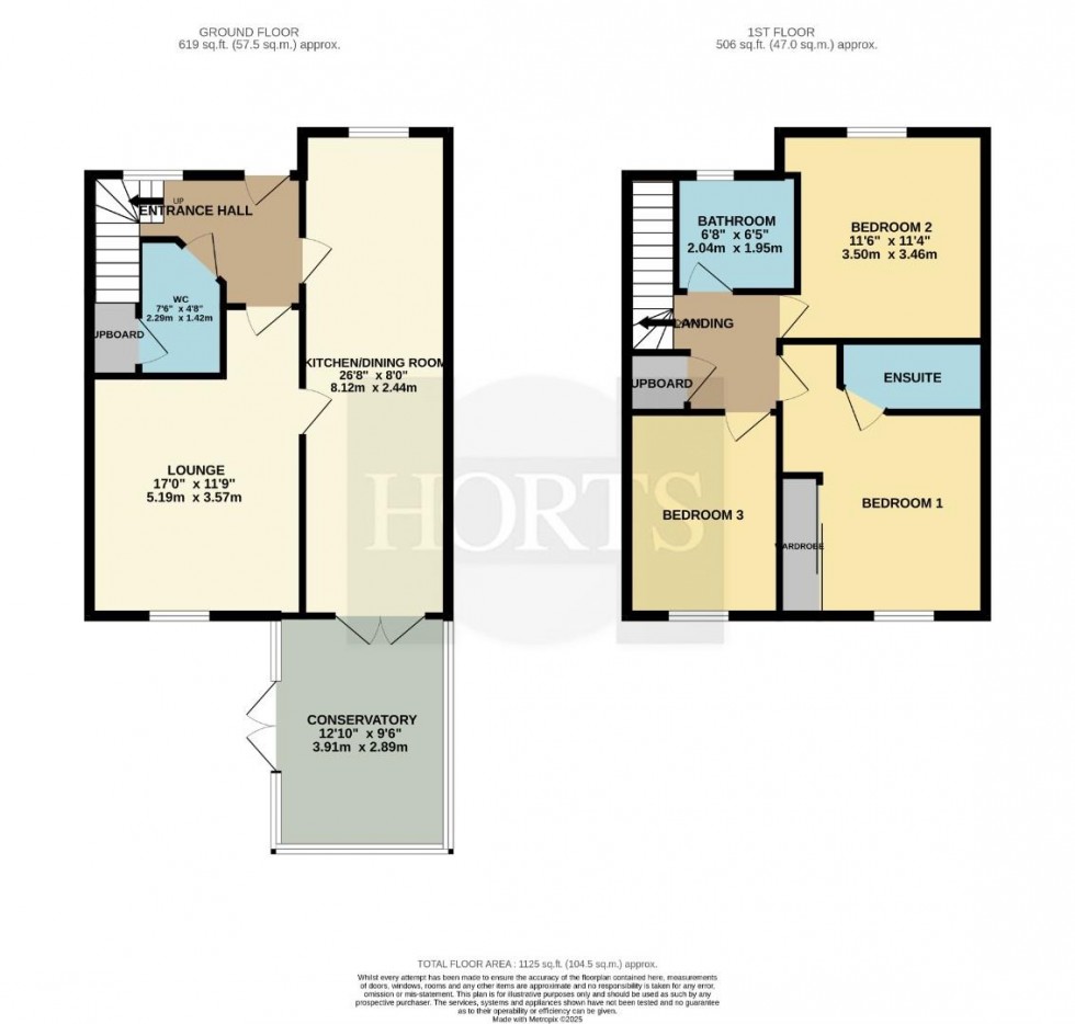 Floorplan for Elder Avenue, Rugby
