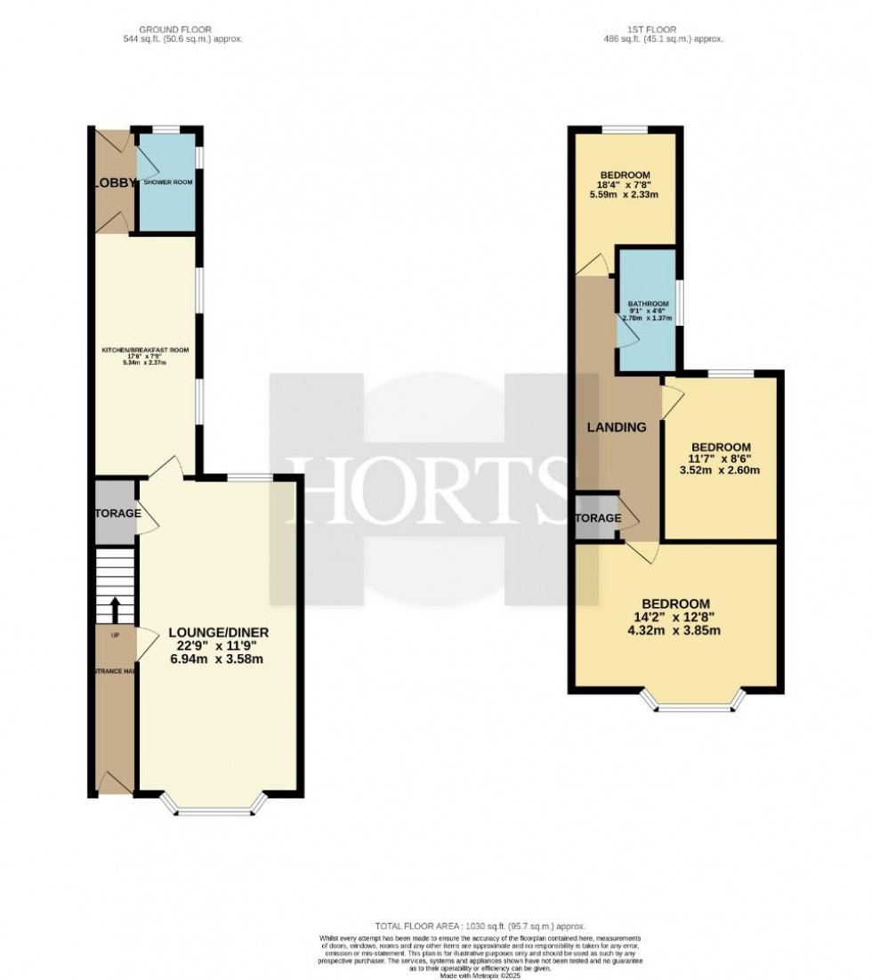 Floorplan for Baring Road, St James, Northampton