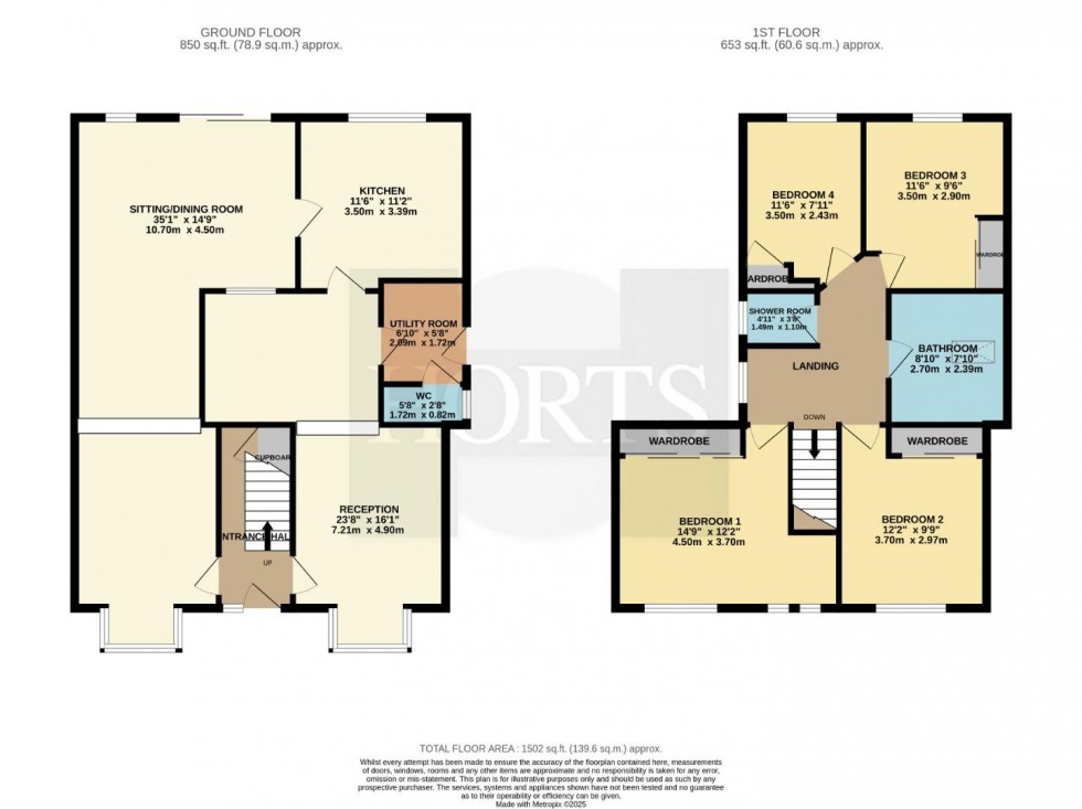 Floorplan for Main Street, Frankton, Rugby