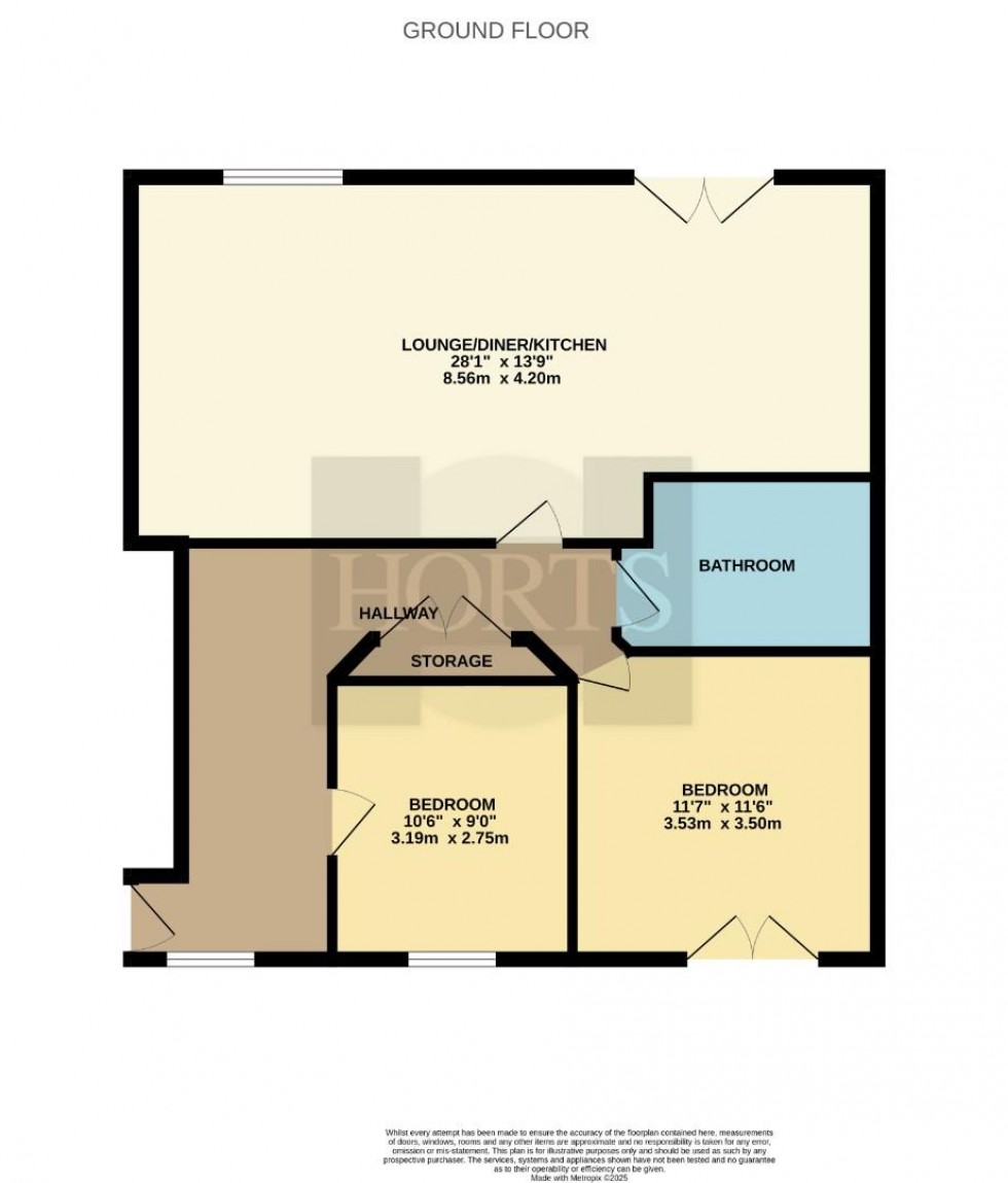Floorplan for Derngate, Northampton