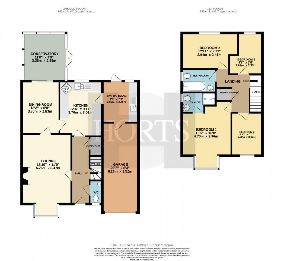 Floorplan for Jenner Crescent, Northampton