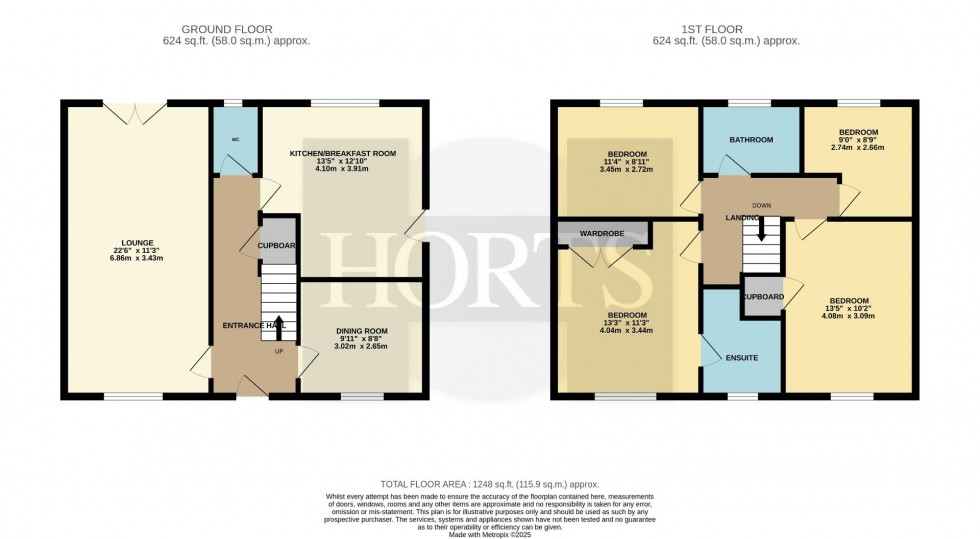 Floorplan for Tew Road, Roade, Northampton