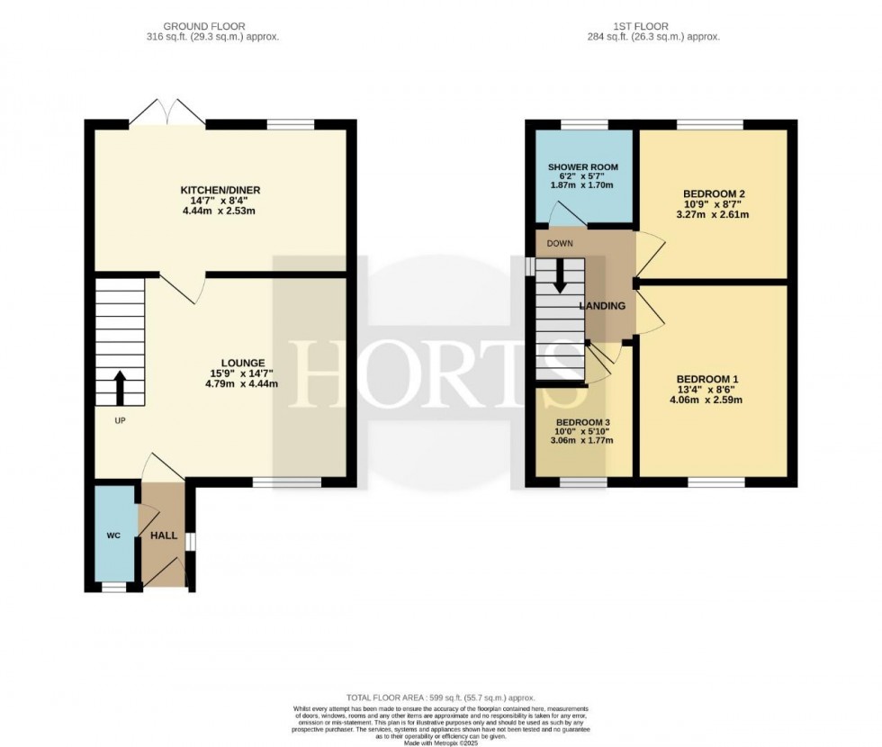 Floorplan for Ripon Close, Sandringham Gardens, Northampton