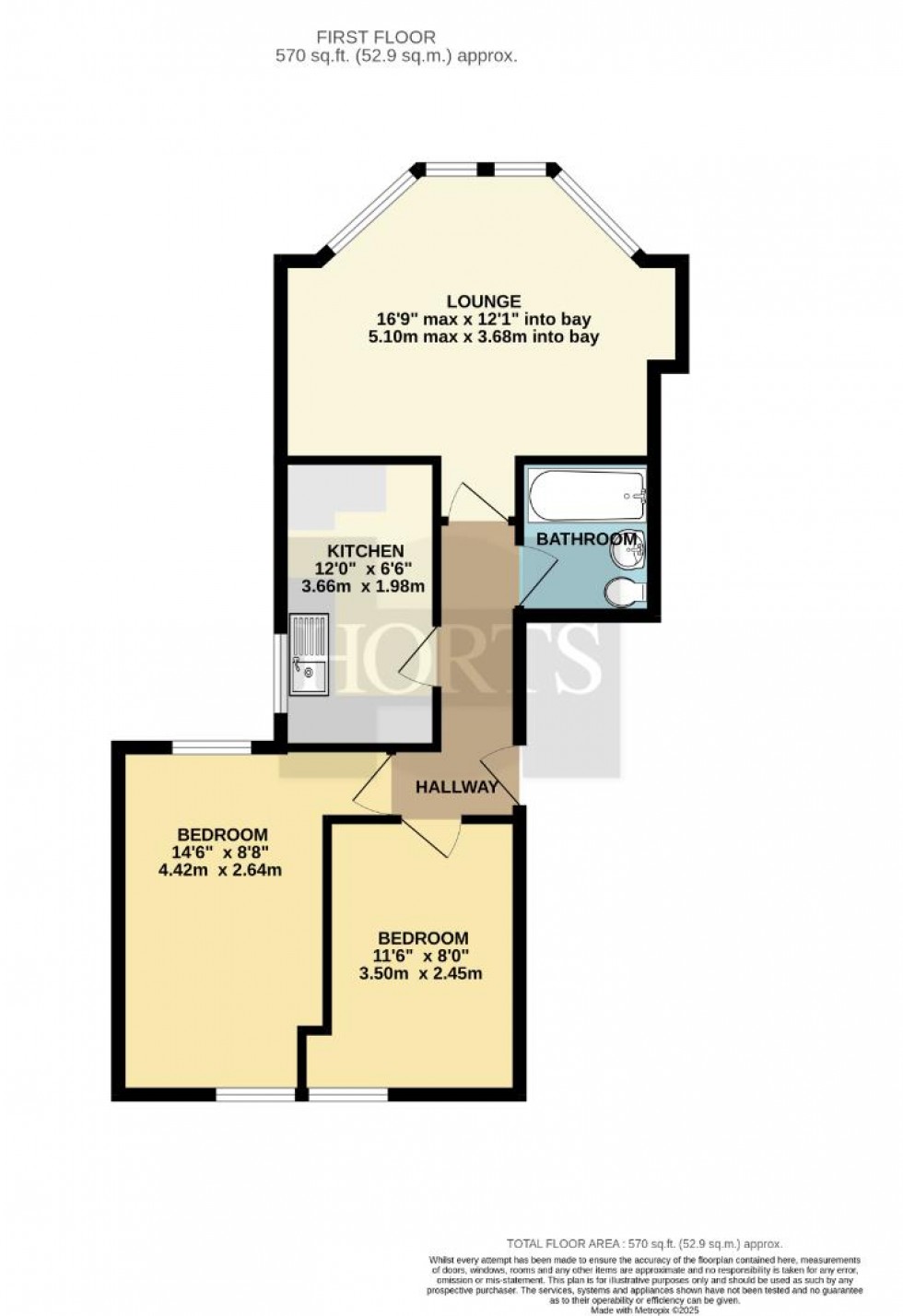 Floorplan for St. Matthews Parade, Kingsley, Northampton
