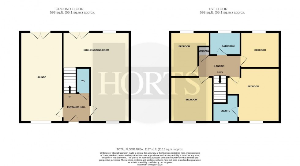 Floorplan for Folly Way, Boughton, Northampton