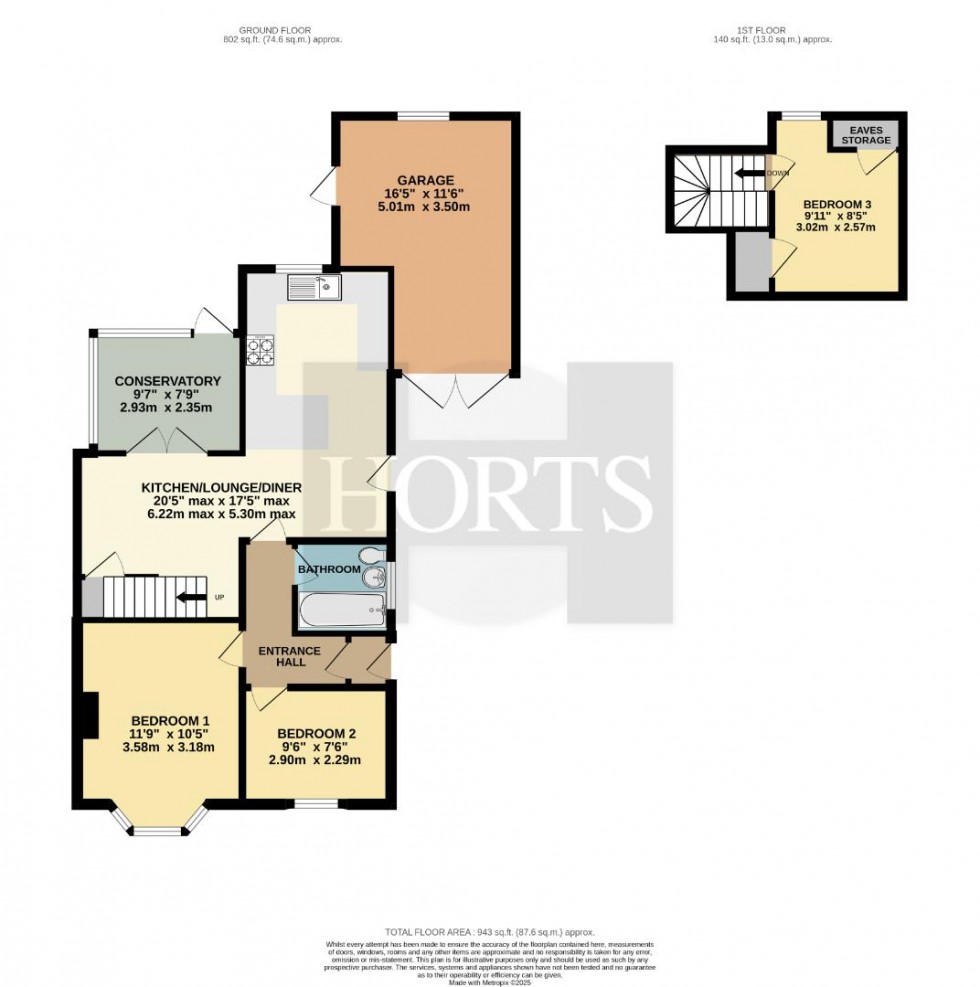 Floorplan for Orchard Way, Duston, Northampton